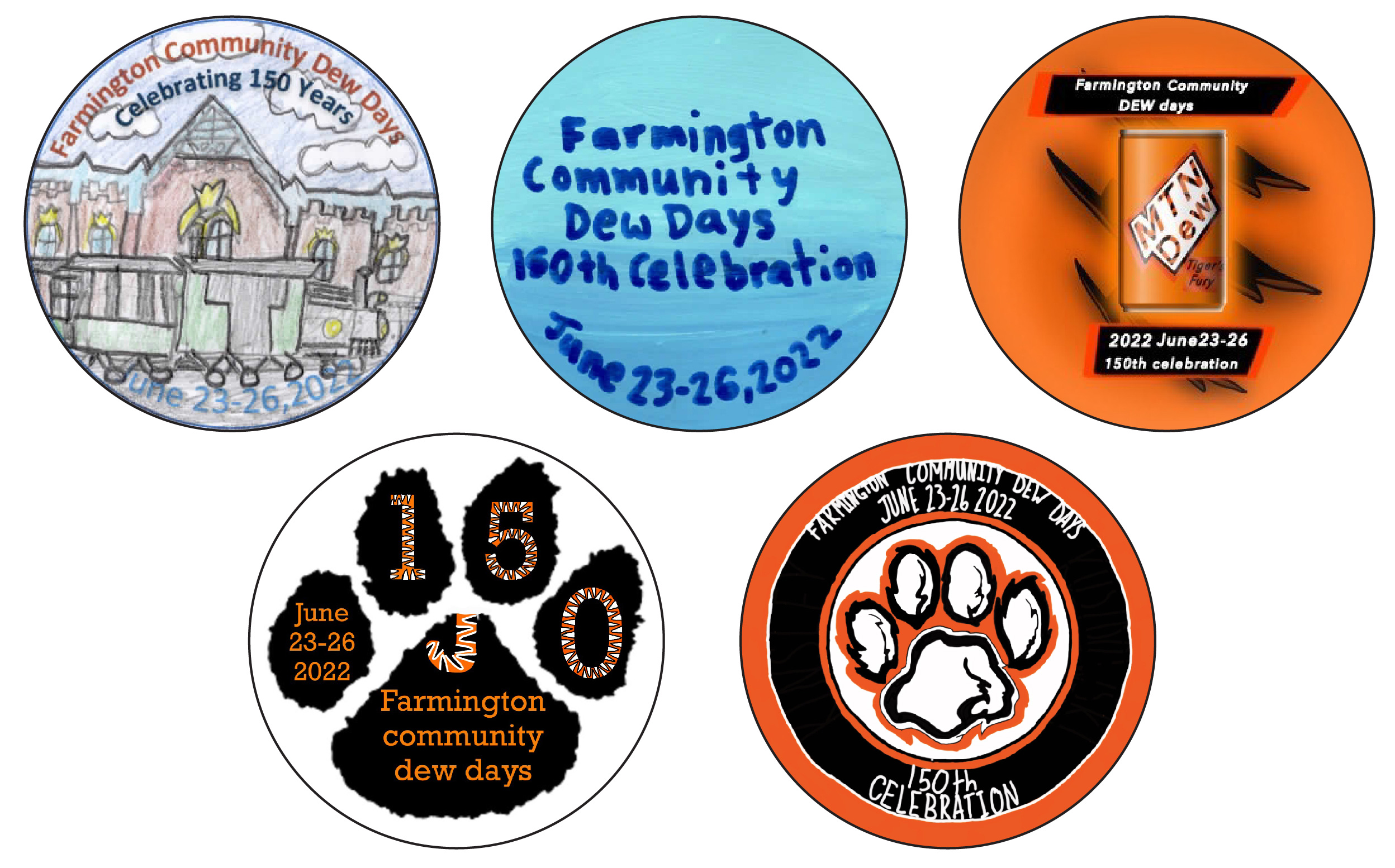 Honorable Mention Button Designs